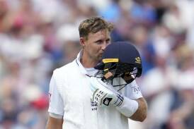 Joe Root hails his 38th Test century on day three of the fourth Test against India.  Photo: AP PHOTO