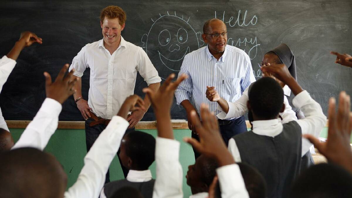 Harry and Prince Seeiso stepped down as the charity's patrons in support of a group of trustees. (AP PHOTO) Harry and Prince Seeiso stepped down as the charity's patrons in support of a group of trustees. (AP PHOTO)