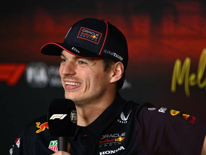 A team adviser says Max Verstappen will stay at Red Bull until at least the end of the 2026 season. Photo: Joel Carrett/AAP PHOTOS