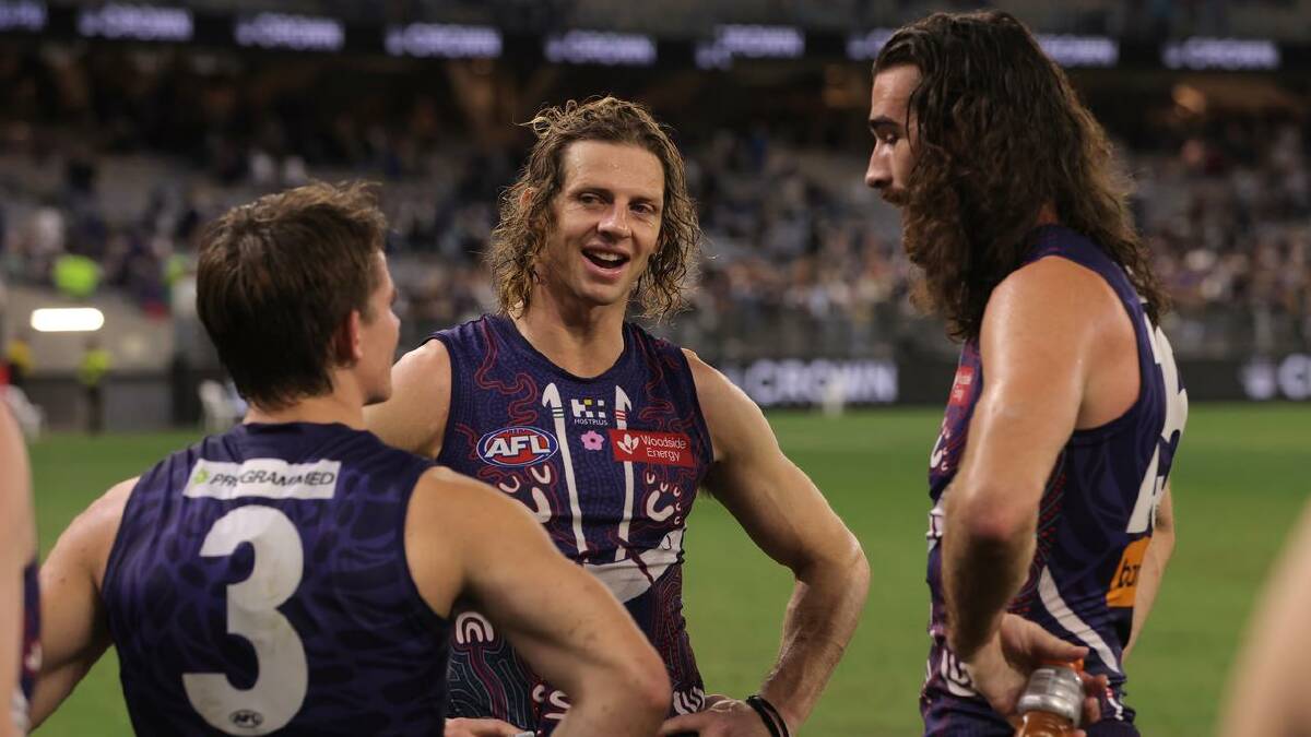 It could be the "mane" event if Nat Fyfe and captain Alex Pearce both return against the Blues. (Richard Wainwright/AAP PHOTOS) It could be the "mane" event if Nat Fyfe and captain Alex Pearce both return against the Blues. (Richard Wainwright/AAP PHOTOS)