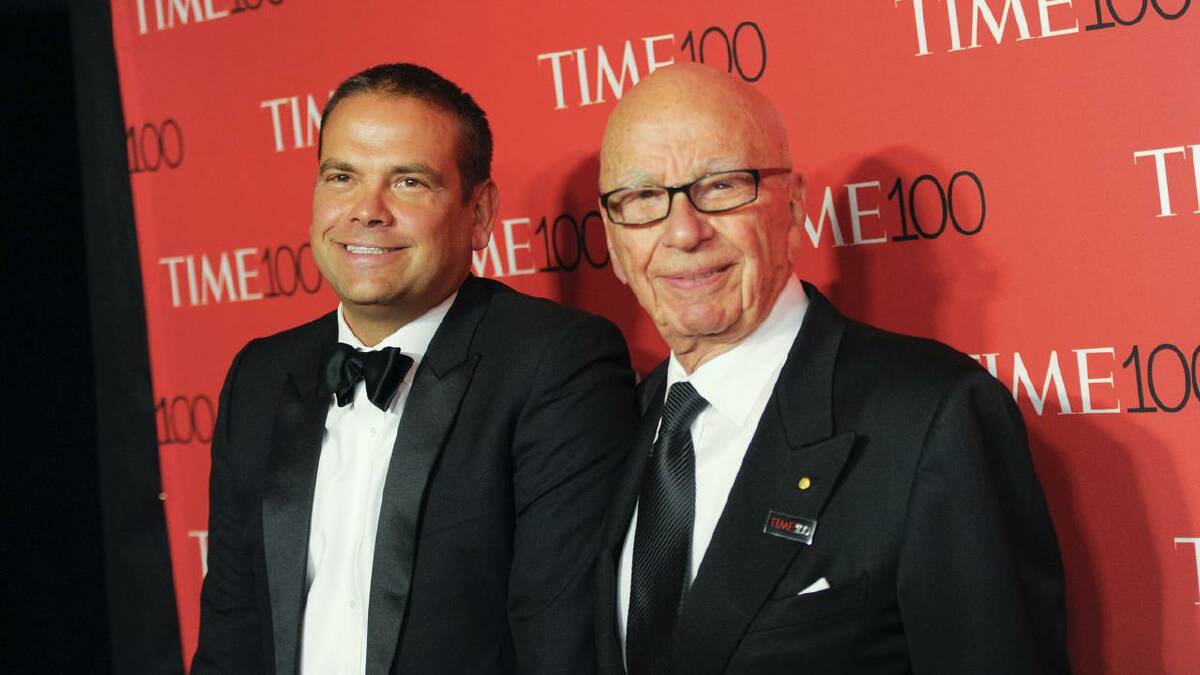 News Corp's CEO has praised Lachlan and Rupert Murdoch for their "astute leadership". (AP PHOTO) News Corp's CEO has praised Lachlan and Rupert Murdoch for their "astute leadership". (AP PHOTO)
