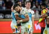 The Gold Coast Titans have scored an upset win over the Warriors to mark a coaching milestone. Photo: Andrew Cornaga/AAP PHOTOS