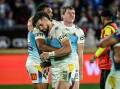 The Gold Coast Titans have scored an upset win over the Warriors to mark a coaching milestone. Photo: Andrew Cornaga/AAP PHOTOS