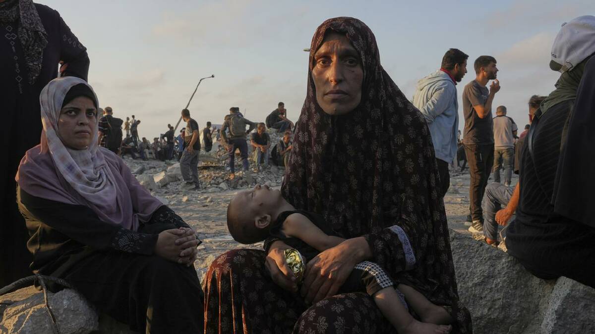 Aid organisations say there is mass hunger among Gaza's 2.2 million people. (AP PHOTO) Aid organisations say there is mass hunger among Gaza's 2.2 million people. (AP PHOTO)