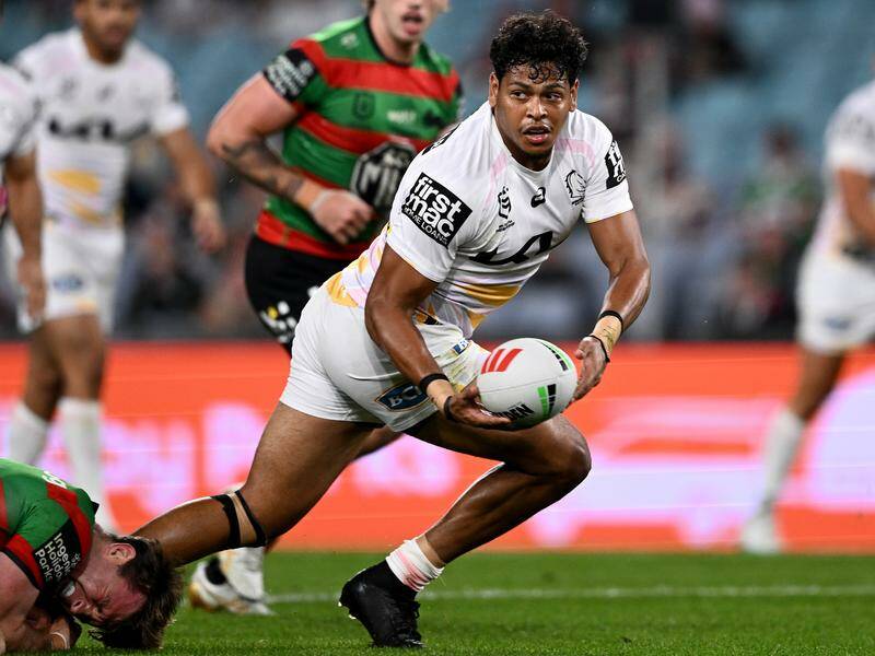 Recalled Brisbane winger Selwyn Cobbo has an opportunity to cement his spot against South Sydney. Photo: Dan Himbrechts/AAP PHOTOS