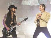 Dave Navarro and Perry Farrell are duking it out in court amid claims of assault onstage. Photo: AP PHOTO