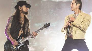 Dave Navarro and Perry Farrell are duking it out in court amid claims of assault onstage. Photo: AP PHOTO