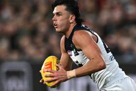 Carlton's Elijah Hollands is set to return in the VFL next weekend. Photo: Joel Carrett/AAP PHOTOS