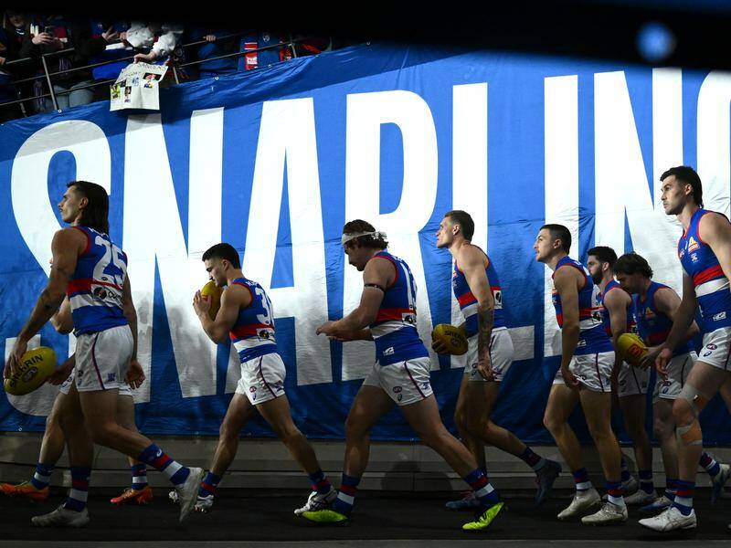 The Western Bulldogs are in a desperate fight for a finals berth as they prepare to play GWS. Photo: Joel Carrett/AAP PHOTOS The Western Bulldogs are in a desperate fight for a finals berth as they prepare to play GWS. Photo: Joel Carrett/AAP PHOTOS