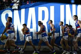 The Western Bulldogs are in a desperate fight for a finals berth as they prepare to play GWS. Photo: Joel Carrett/AAP PHOTOS