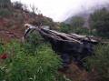 Bus crashes, like this one in September 2023, are relatively common in Peru.  Photo: EPA PHOTO