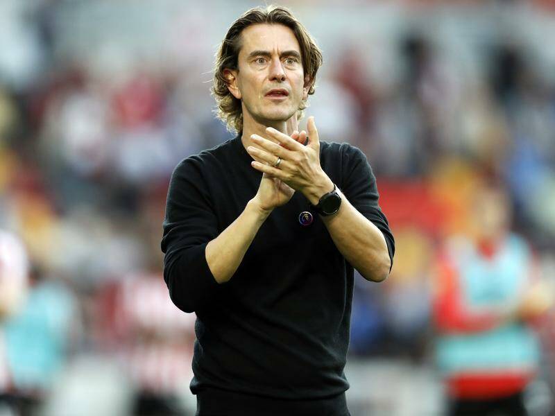 Tottenham are working hard to secure Thomas Frank (pic) to replace Ange Postecoglou. Photo: AP PHOTO Tottenham are working hard to secure Thomas Frank (pic) to replace Ange Postecoglou. Photo: AP PHOTO