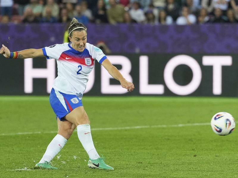 Lucy Bronze fired home the winning penalty that sent England through to the quarter-finals. Photo: AP PHOTO