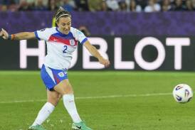 Lucy Bronze fired home the winning penalty that sent England through to the quarter-finals. Photo: AP PHOTO
