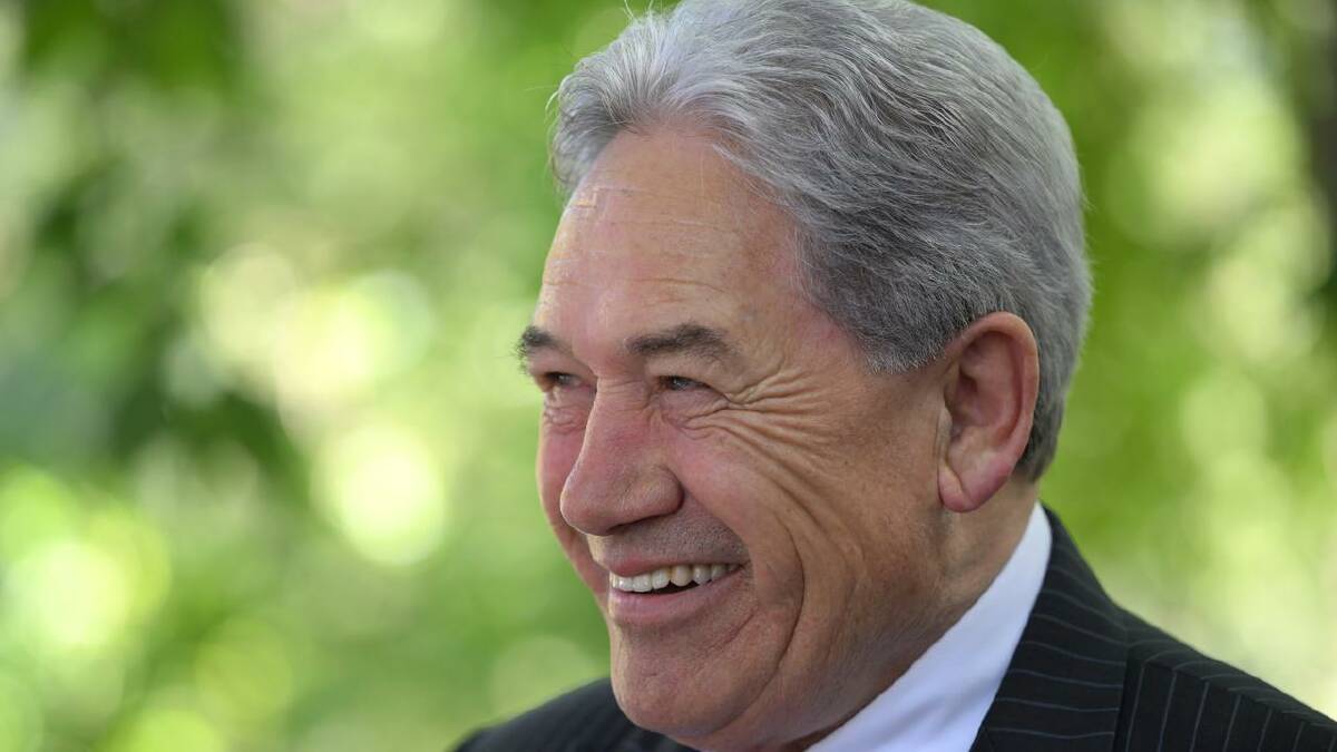 Winston Peters' NZ First party enjoyed its highest poll result in eight years. (Joel Carrett/AAP PHOTOS)