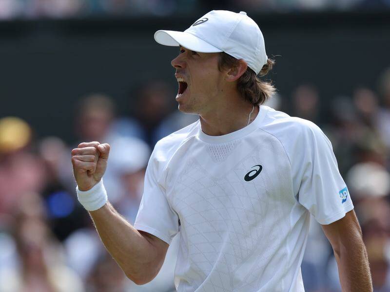 Australian No.1 Alex de Minaur has reached the quarter-finals at the Washington Open. Photo: EPA PHOTO Australian No.1 Alex de Minaur has reached the quarter-finals at the Washington Open. Photo: EPA PHOTO