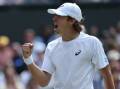 Australian No.1 Alex de Minaur has reached the quarter-finals at the Washington Open. Photo: EPA PHOTO