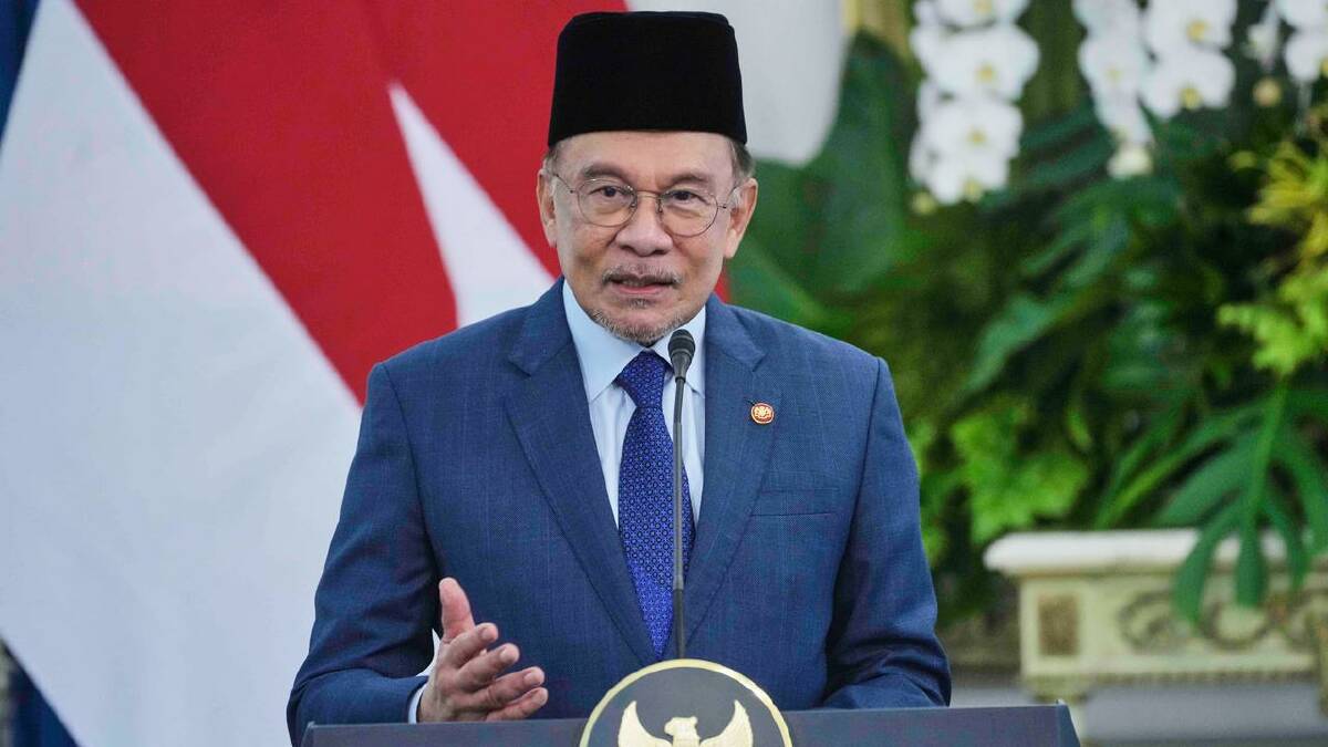 Malaysian Prime Minister Anwar Ibrahim was elected after campaigning on a reformist platform. (AP PHOTO)