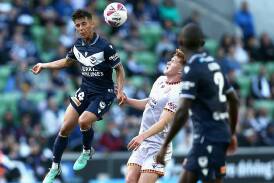 Jordi Valadon hasn't let his small stature prevent him from reaching great heights in A-League Men. Photo: Rob Prezioso/AAP PHOTOS