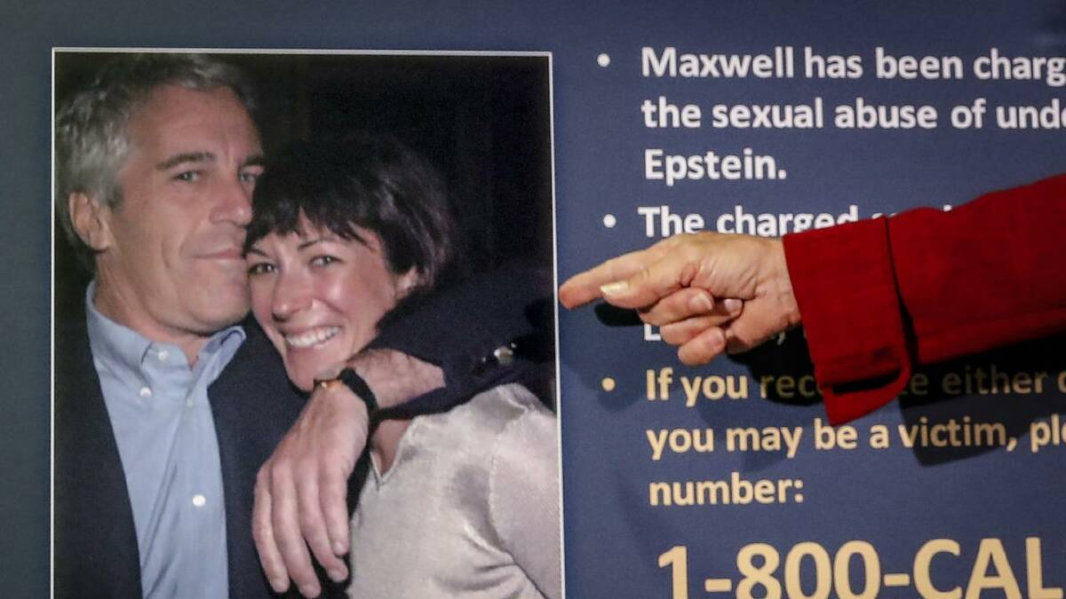 Ghislaine Maxwell was jailed for procuring young girls for Jeffrey Epstein to abuse. (AP PHOTO)