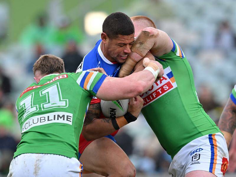 Veteran Dane Gagai earned high praise from Ricky Stuart after Canberra thrashed Newcastle. Photo: Mick Tsikas/AAP PHOTOS Veteran Dane Gagai earned high praise from Ricky Stuart after Canberra thrashed Newcastle. Photo: Mick Tsikas/AAP PHOTOS