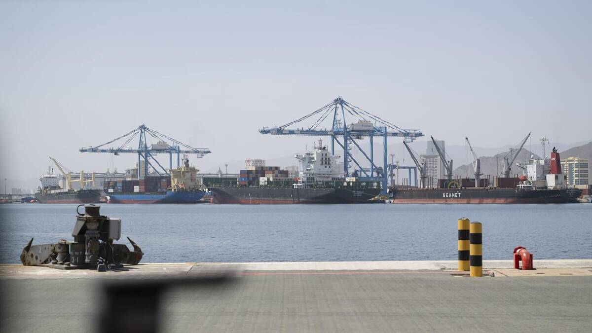 The UAE is threatening to respond after Iranian strikes hit targets including the Fujairah oil port. (EPA PHOTO)