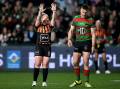 Jack Wighton was sin-binned and has since been banned for a high shot in Souths' loss to Cronulla. Photo: Dan Himbrechts/AAP PHOTOS