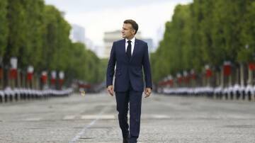 French President Emmanuel Macron was struck by the mounting humanitarian crisis in Gaza. Photo: AP PHOTO