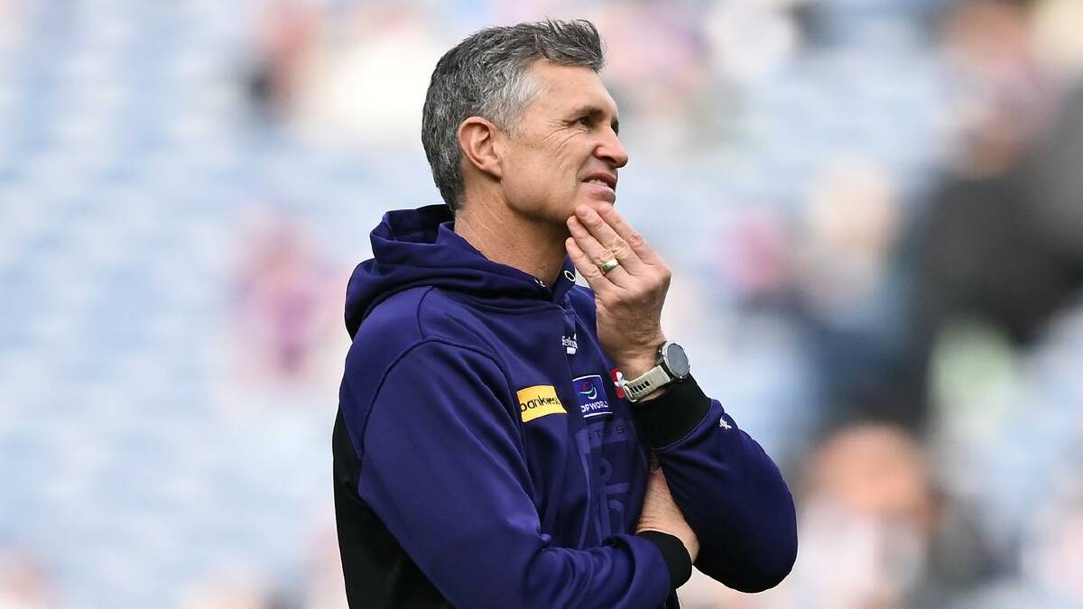 Justin Longmuir has lamented his side's wayward kicking which has cost it valuable percentage. (James Ross/AAP PHOTOS) Justin Longmuir has lamented his side's wayward kicking which has cost it valuable percentage. (James Ross/AAP PHOTOS)