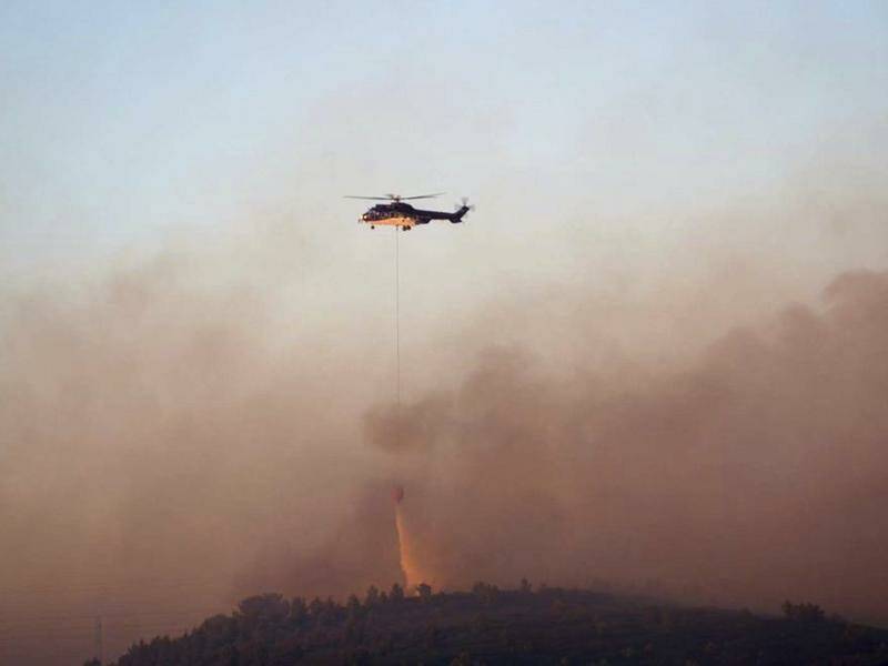 A wildfire 40km from the French city of Marseille had burned 240 hectares, firefighters said. Photo: AP PHOTO A wildfire 40km from the French city of Marseille had burned 240 hectares, firefighters said. Photo: AP PHOTO