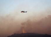 A wildfire 40km from the French city of Marseille had burned 240 hectares, firefighters said. Photo: AP PHOTO