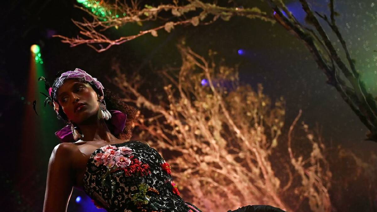 Romance Was Born shows are known to feature everything from snow machines to lunar sculptures. (Steven Saphore/AAP PHOTOS)