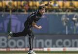 New Zealand quickie Matt Henry took two wickets in his final over to see off South Africa. Photo: AP PHOTO