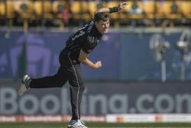New Zealand quickie Matt Henry took two wickets in his final over to see off South Africa. Photo: AP PHOTO