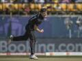 New Zealand quickie Matt Henry took two wickets in his final over to see off South Africa. Photo: AP PHOTO