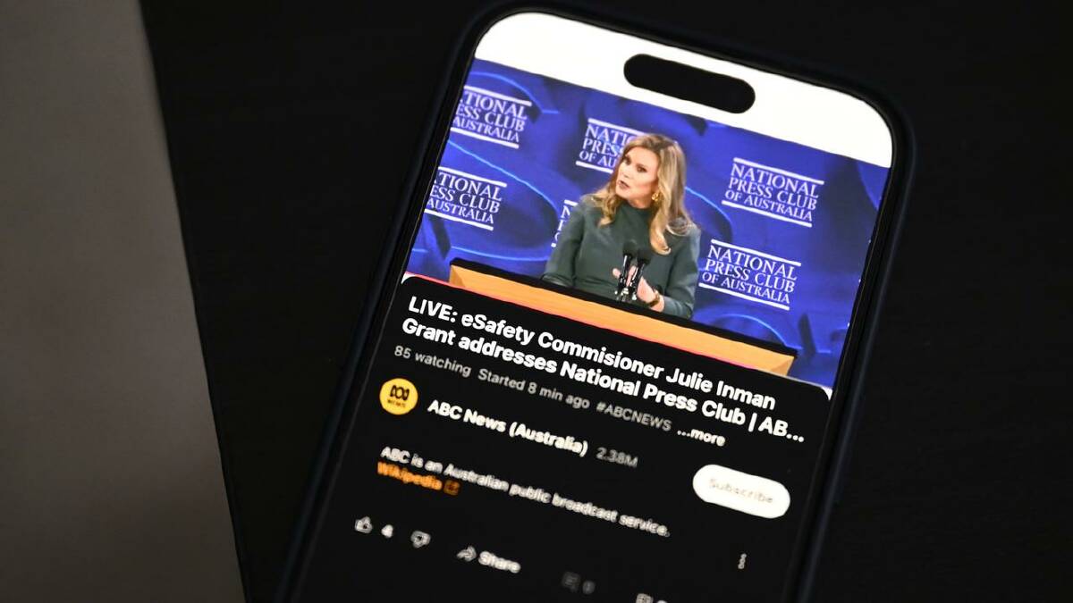 Julie Inman Grant says tech giants are still failing to curb rampant child abuse material. (Joel Carrett/AAP PHOTOS) Julie Inman Grant says tech giants are still failing to curb rampant child abuse material. (Joel Carrett/AAP PHOTOS)