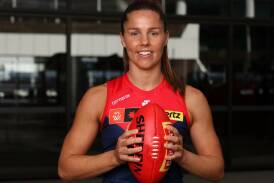 Melbourne AFLW captain Kate Hore is adamant the upheaval in the men's team won't affect them. Photo: Con Chronis/AAP PHOTOS