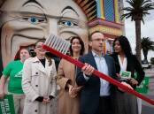 Greens leader Adam Bandt says Australians shouldn't have to pay through the teeth to see a dentist. Photo: Nadir Kinani/AAP PHOTOS