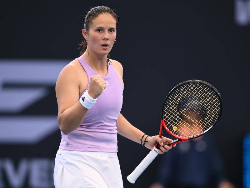 Aussie tennis has a new champion after Daria Kasatkina claimed a first tournament win in 17 months. Photo: Zain Mohammed/AAP PHOTOS