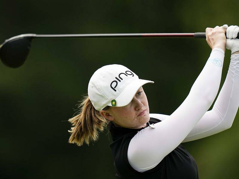 Australia's Karis Davidson lit up the Scottish Open with a mid-round surge into contention. Photo: AP PHOTO Australia's Karis Davidson lit up the Scottish Open with a mid-round surge into contention. Photo: AP PHOTO