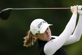 Australia's Karis Davidson lit up the Scottish Open with a mid-round surge into contention. Photo: AP PHOTO
