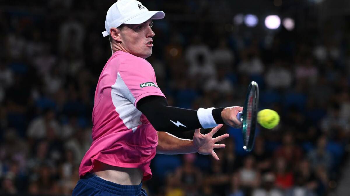 Australia's Christopher O'Connell only lost three games in his first-round win in Canada.  (James Ross/AAP PHOTOS)