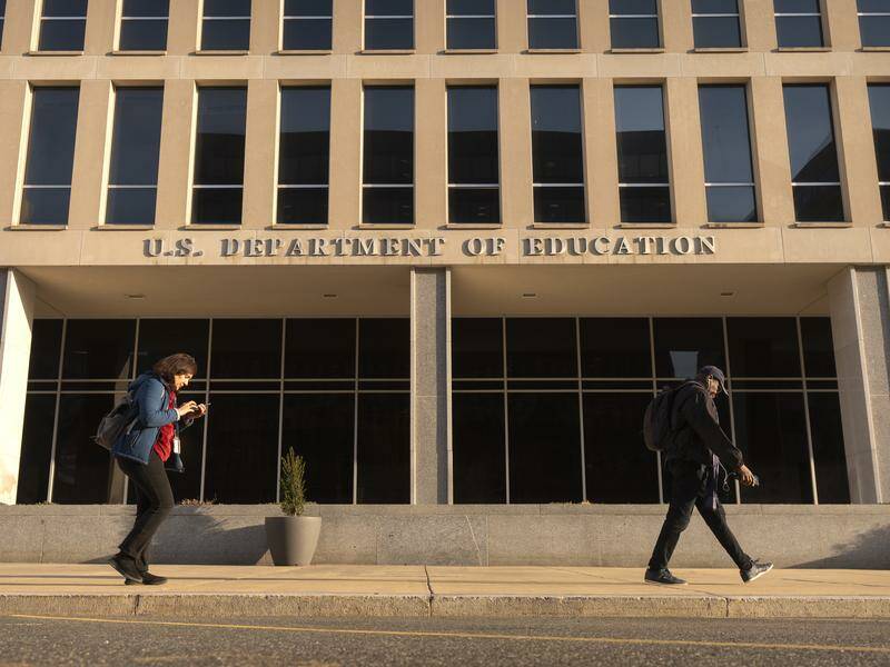 A court has ruled plans to lay off nearly 1400 US Department of Education staff can proceed. Photo: AP PHOTO