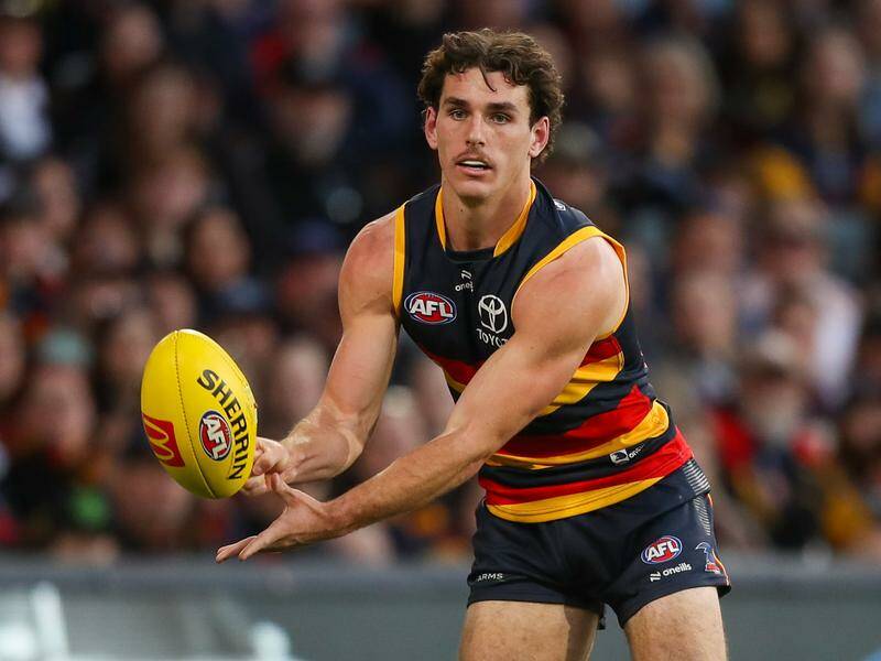Hugh Bond will return for his first AFL game of the season in Adelaide's big clash with Hawthorn. Photo: Matt Turner/AAP PHOTOS Hugh Bond will return for his first AFL game of the season in Adelaide's big clash with Hawthorn. Photo: Matt Turner/AAP PHOTOS