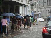A city in northern China has recorded 447.4mm of rain during 24 hours. Photo: AP PHOTO