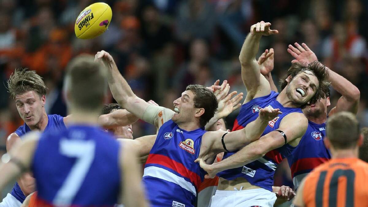 The Bulldogs' six-point win in the 2016 preliminary final was memorably intense. (Craig Golding/AAP PHOTOS) The Bulldogs' six-point win in the 2016 preliminary final was memorably intense. (Craig Golding/AAP PHOTOS)
