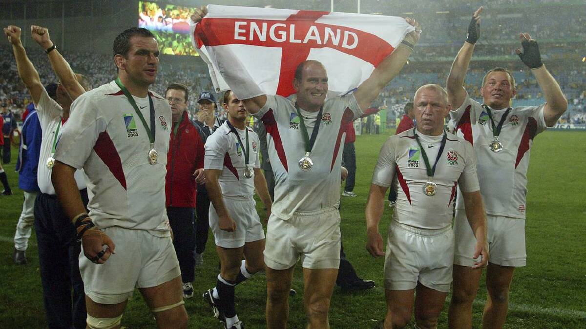Martin Johnson (left) captained England to victory in the 2003 World Cup final against Australia. (AP PHOTO) Martin Johnson (left) captained England to victory in the 2003 World Cup final against Australia. (AP PHOTO)