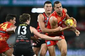 Jarrod Witts has been pushed for All Australian selection by his coach amid the Suns' strong season. Photo: Joel Carrett/AAP PHOTOS
