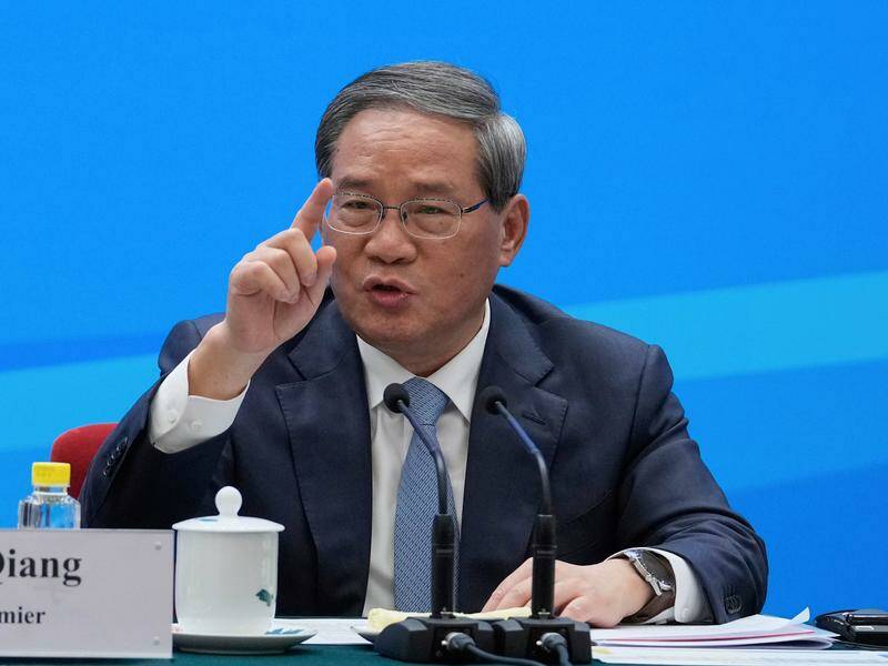"We should ... form a global AI governance framework," Chinese Premier Li Qiang says. Photo: AP PHOTO