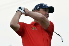 Greg Chalmers is leading the Australian challenge at the Senior British Open after shooting a 66. Photo: AP PHOTO